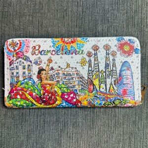 Colorful Barcelona Themed Wallet